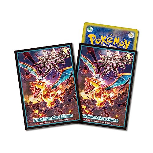 ポケモンカードゲーム デッキシールド プレミアム・グロス 悪テラスタルリザードン🄬