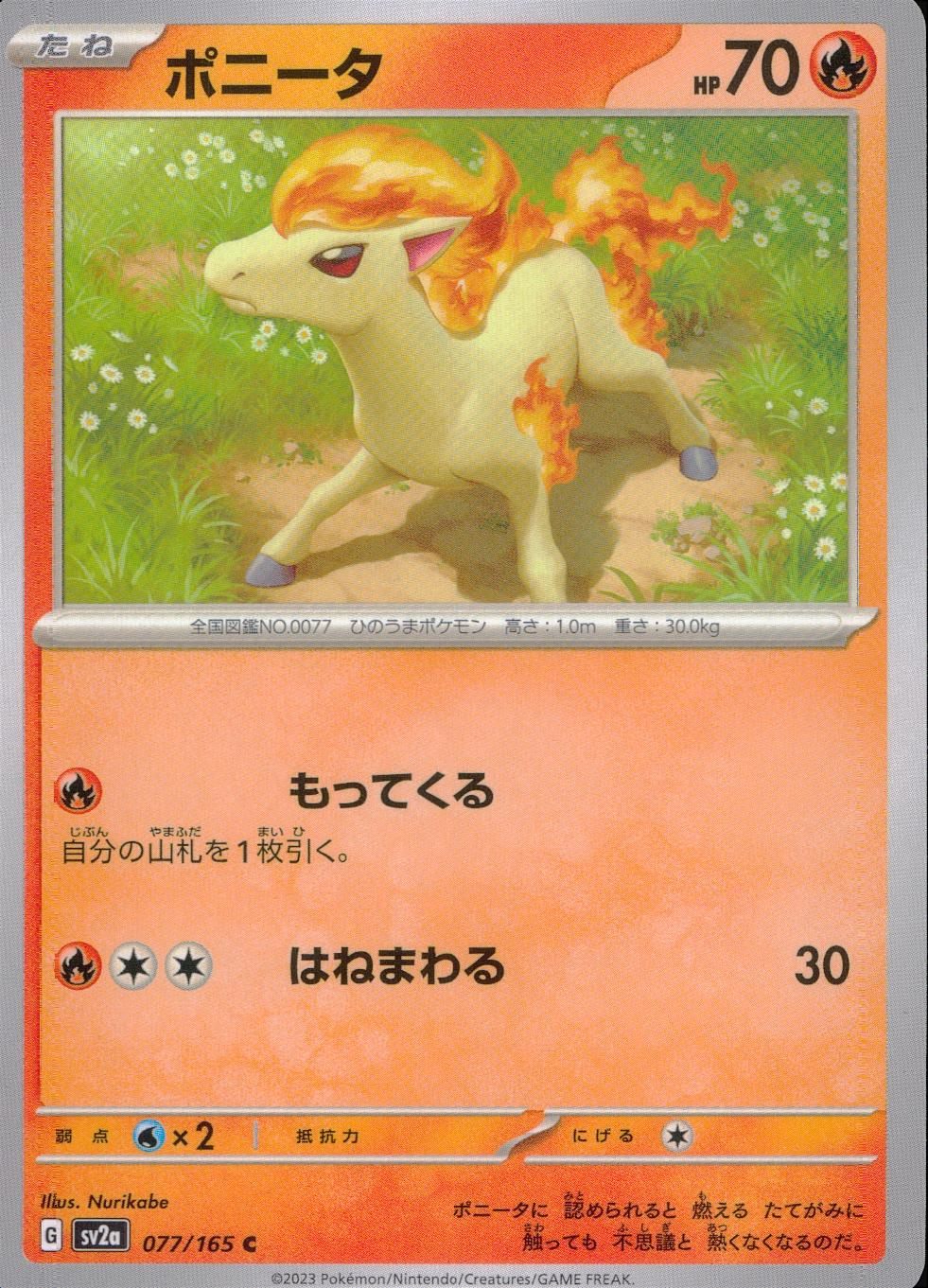 077/165/SV2A/B/C Ponyta