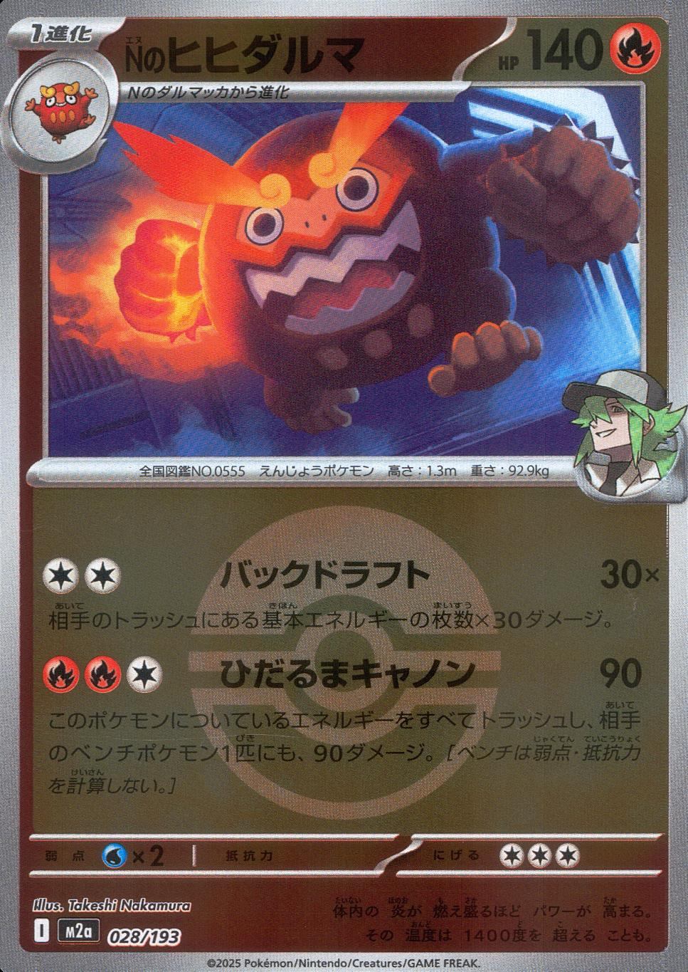 028/193/M2a/MB Nのヒヒダルマ(ボールミラー)