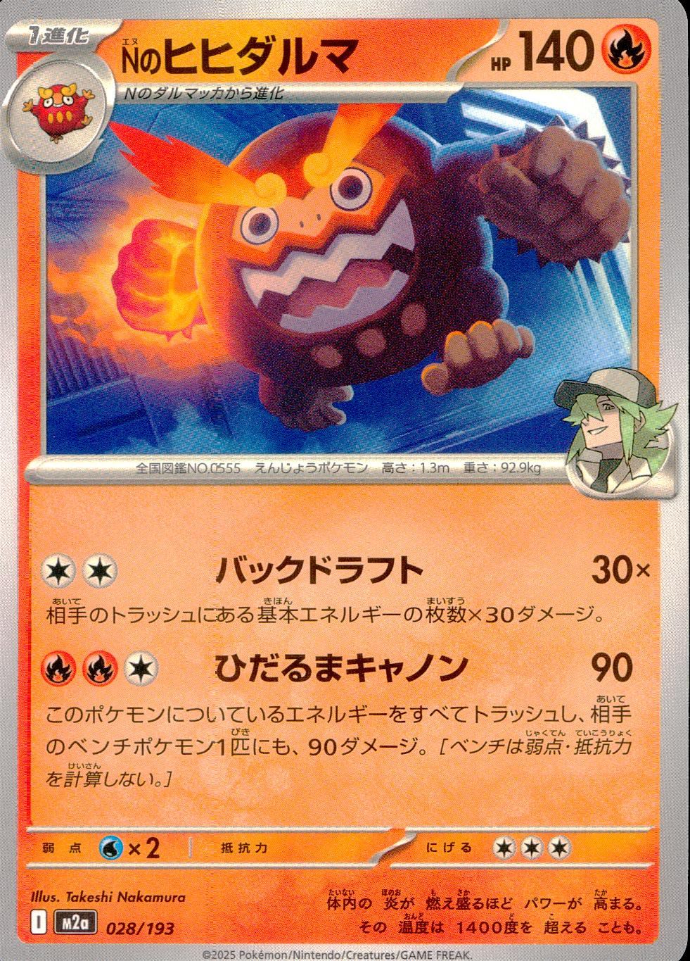 028/193/M2a Nのヒヒダルマ