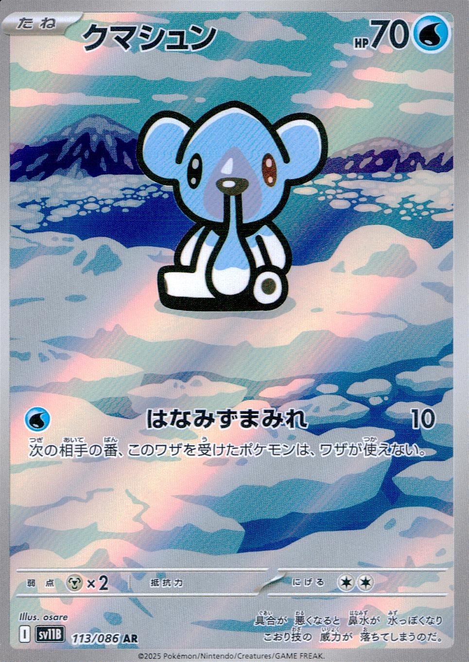 113/086/SV11B/B/AR クマシュン