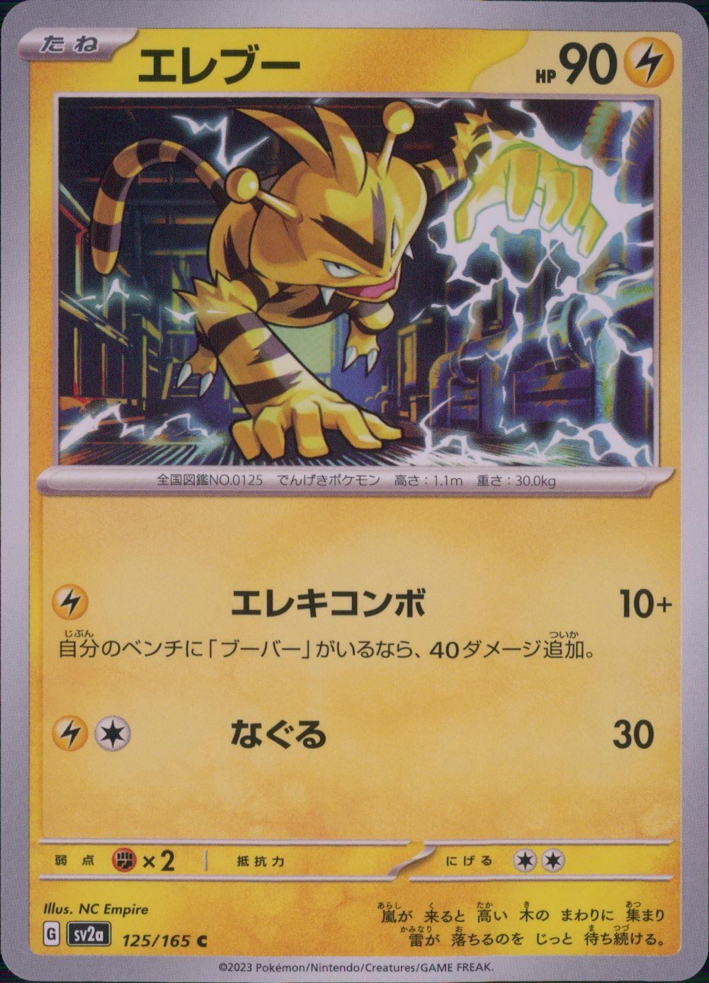 125/165/SV2A/B/C Electabuzz