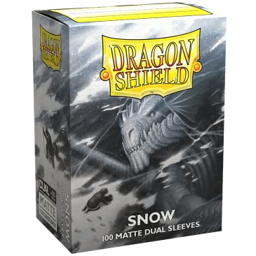 Dragon Shield Standard Size Matte DUAL Snow