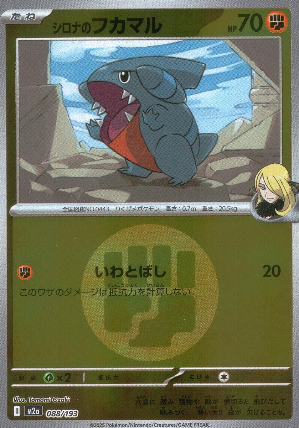 088/193/M2a/MB2 シロナのフカマル(エネルギーミラー)