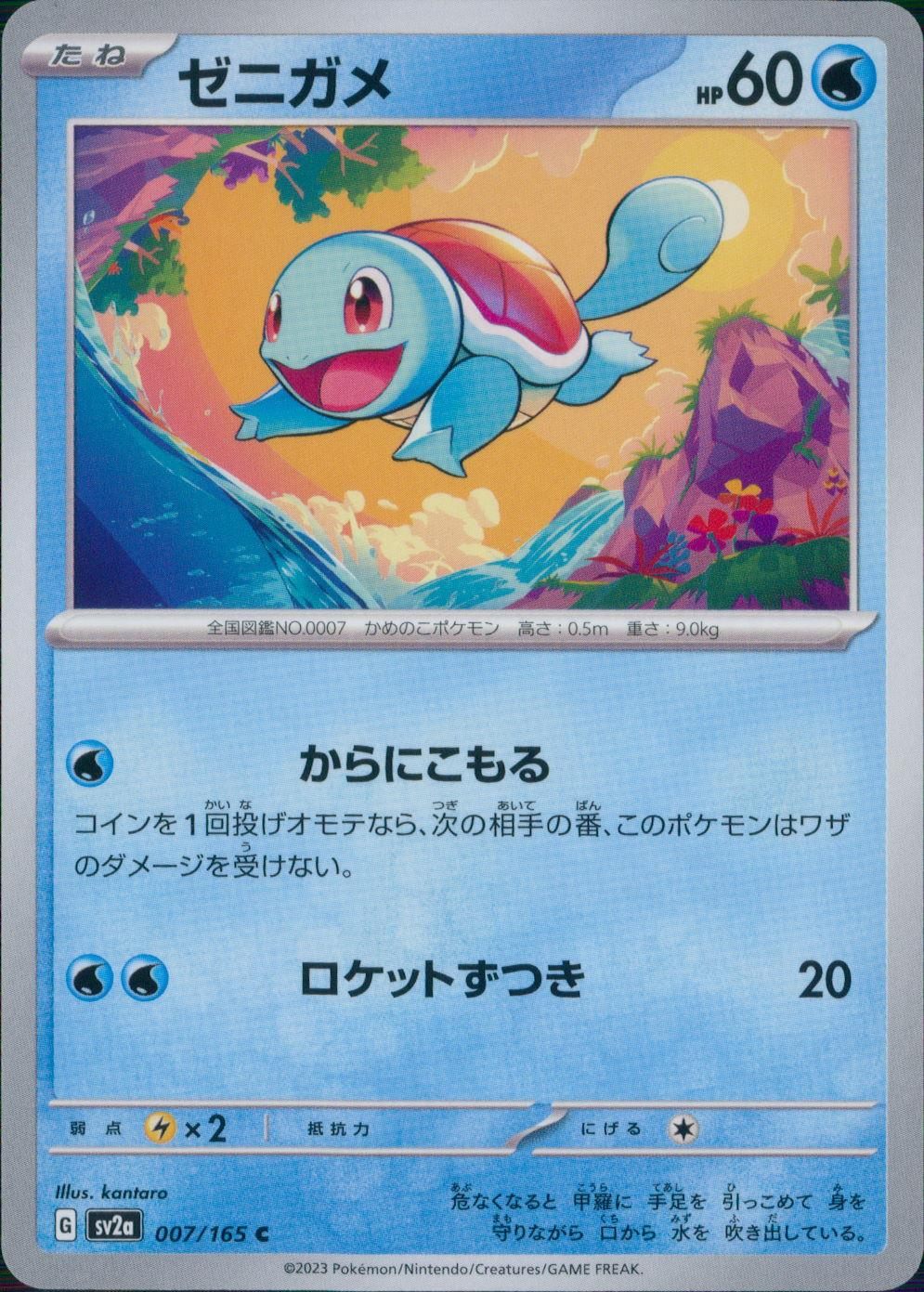007/165/SV2A/B/C ゼニガメ