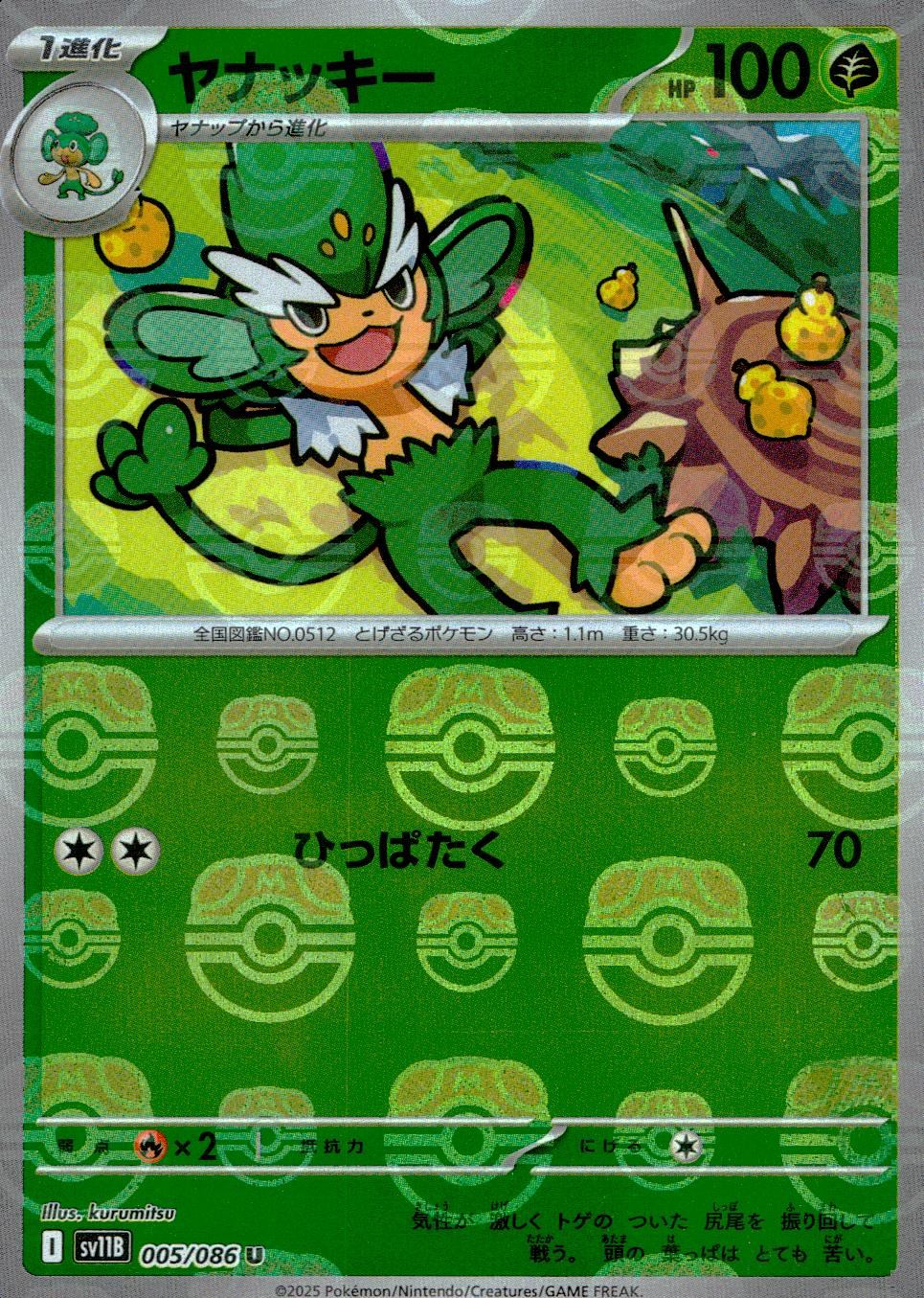 005/086/SV11B/BM2/U Mirror) Yanacky (Master Ball Pattern)