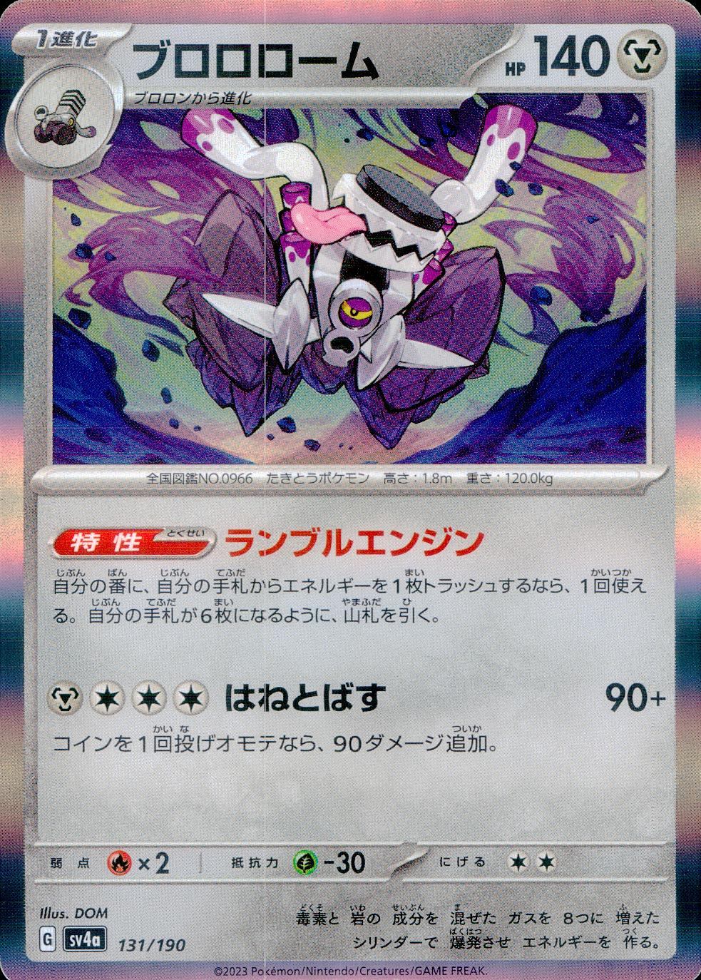 131/190/SV4A/B ブロロローム