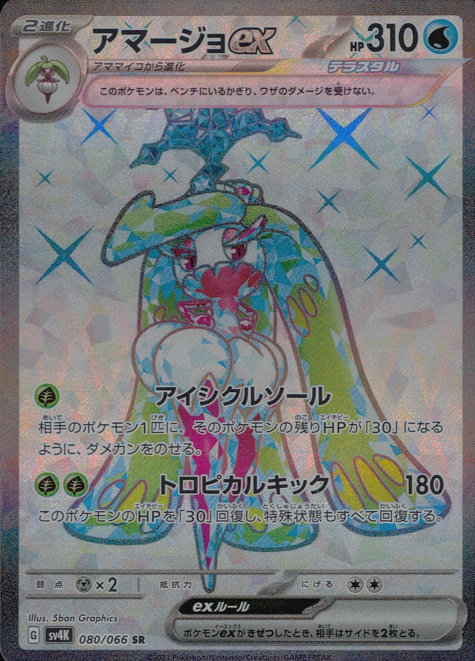 080/066/SV4K/B/SR アマージョex