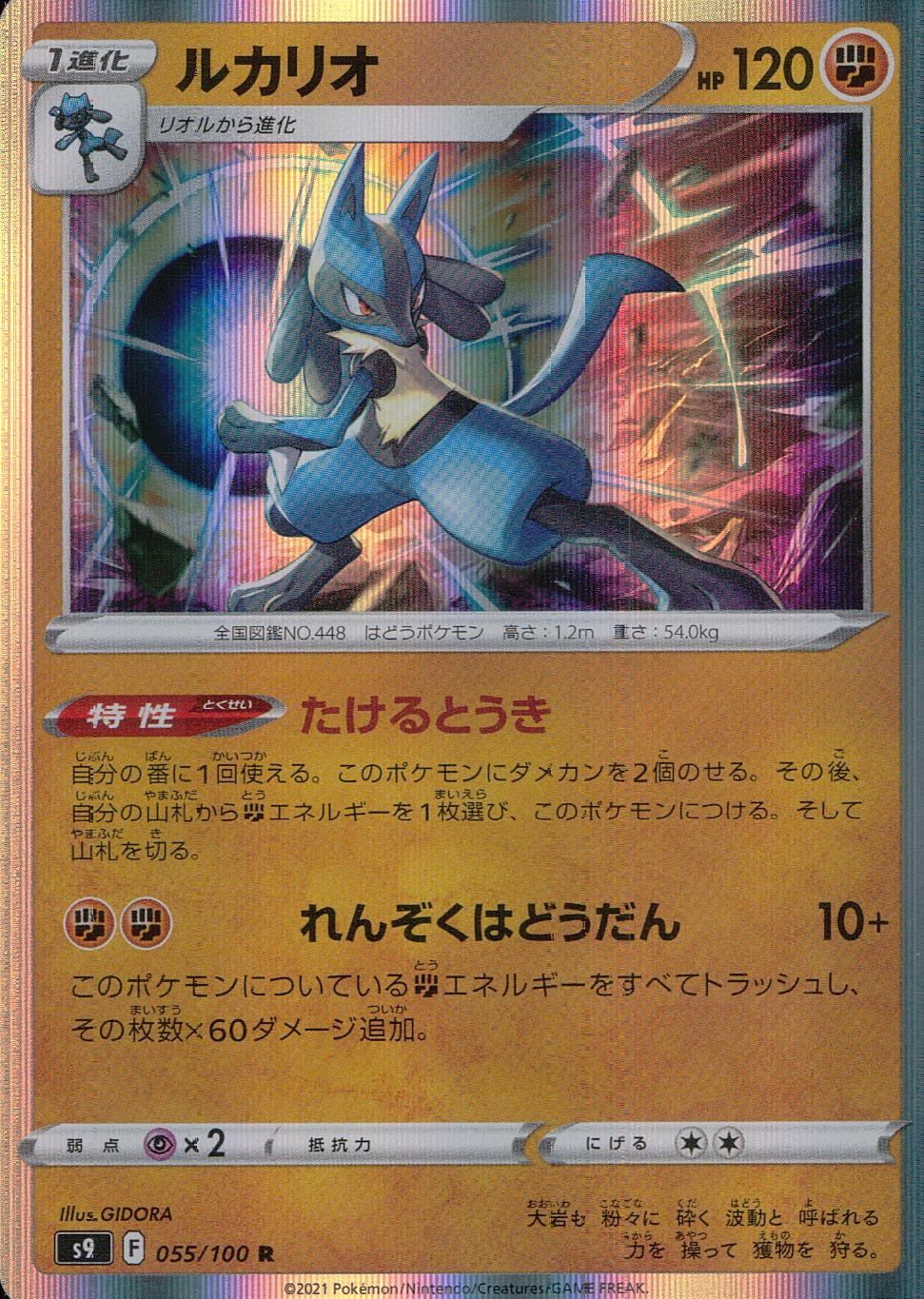 055/100/S9/B/R Lucario