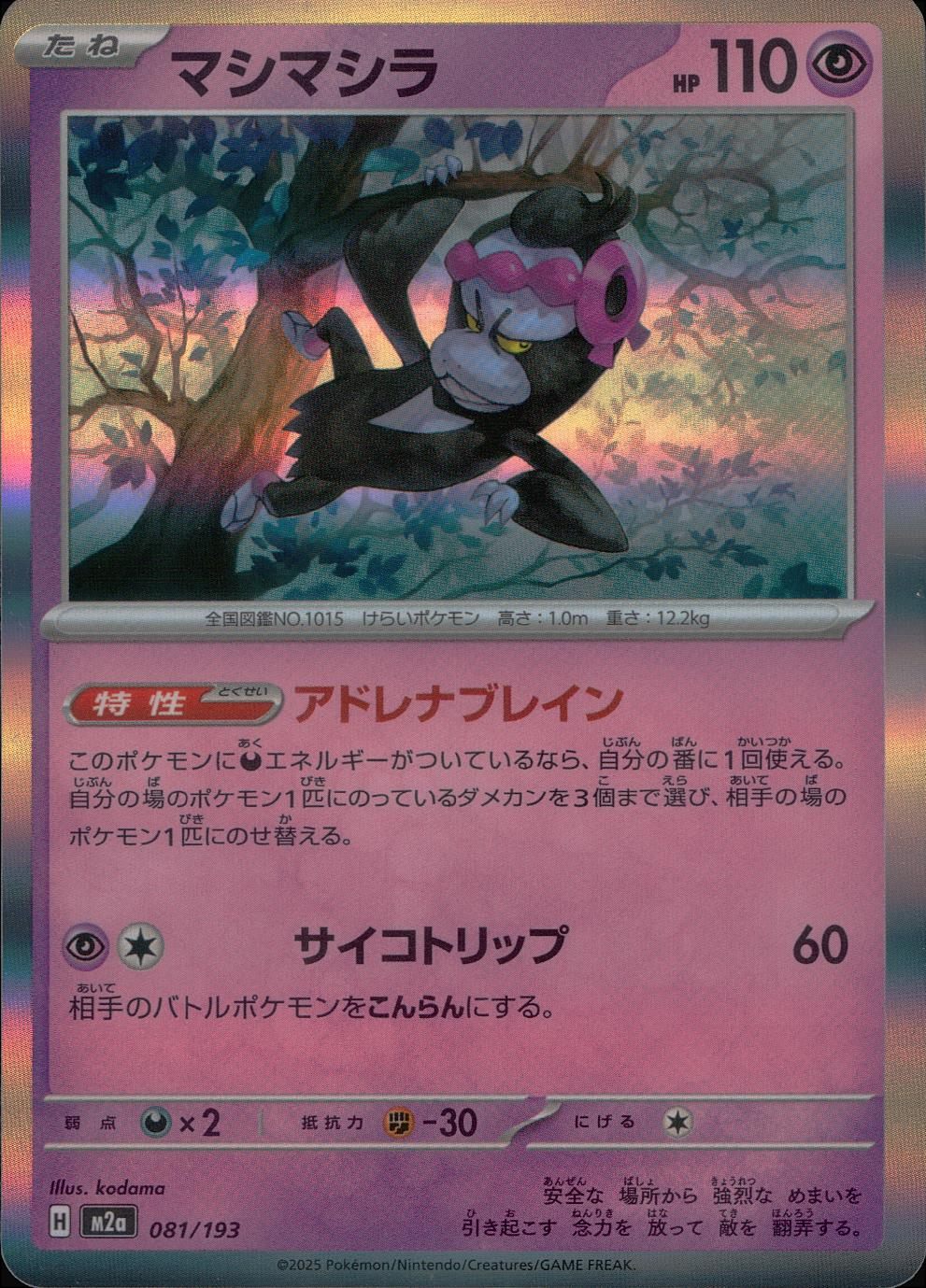 081/193/M2a マシマシラ