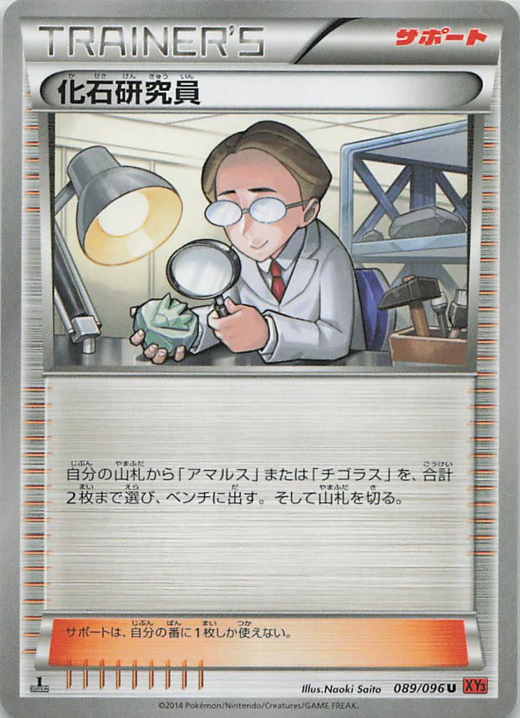 089/096/XY3/U 化石研究員