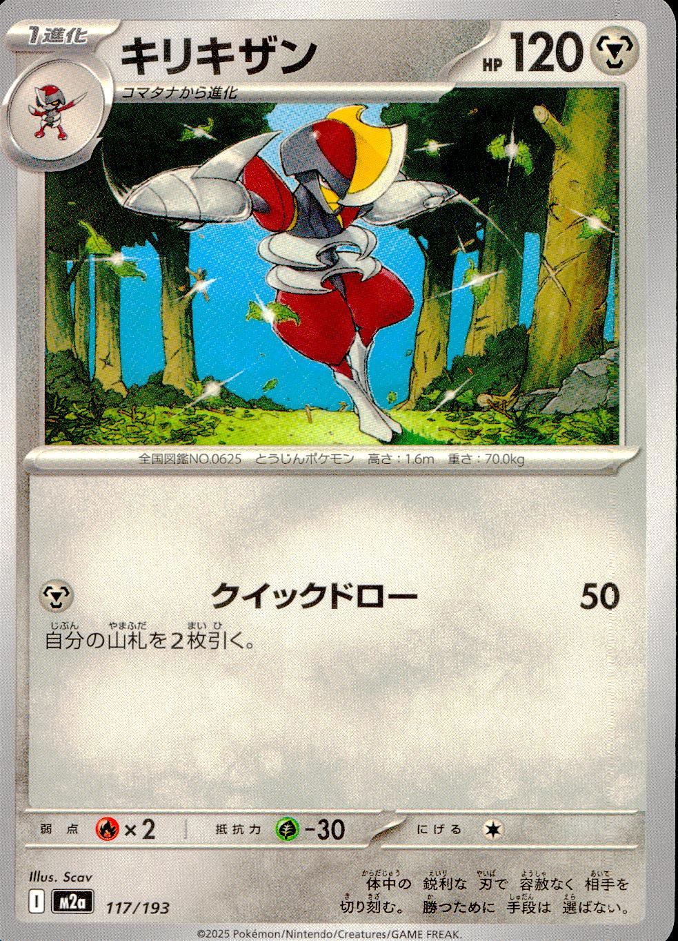 117/193/M2a キリキザン