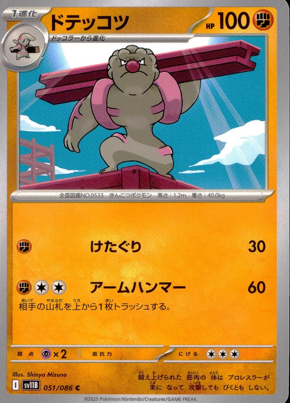 051/086/SV11B/B/C ドテッコツ