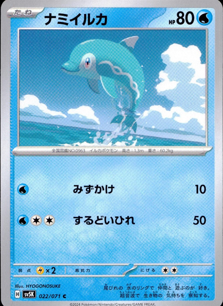 022/071/SV5K/B/C Pacific dolphin