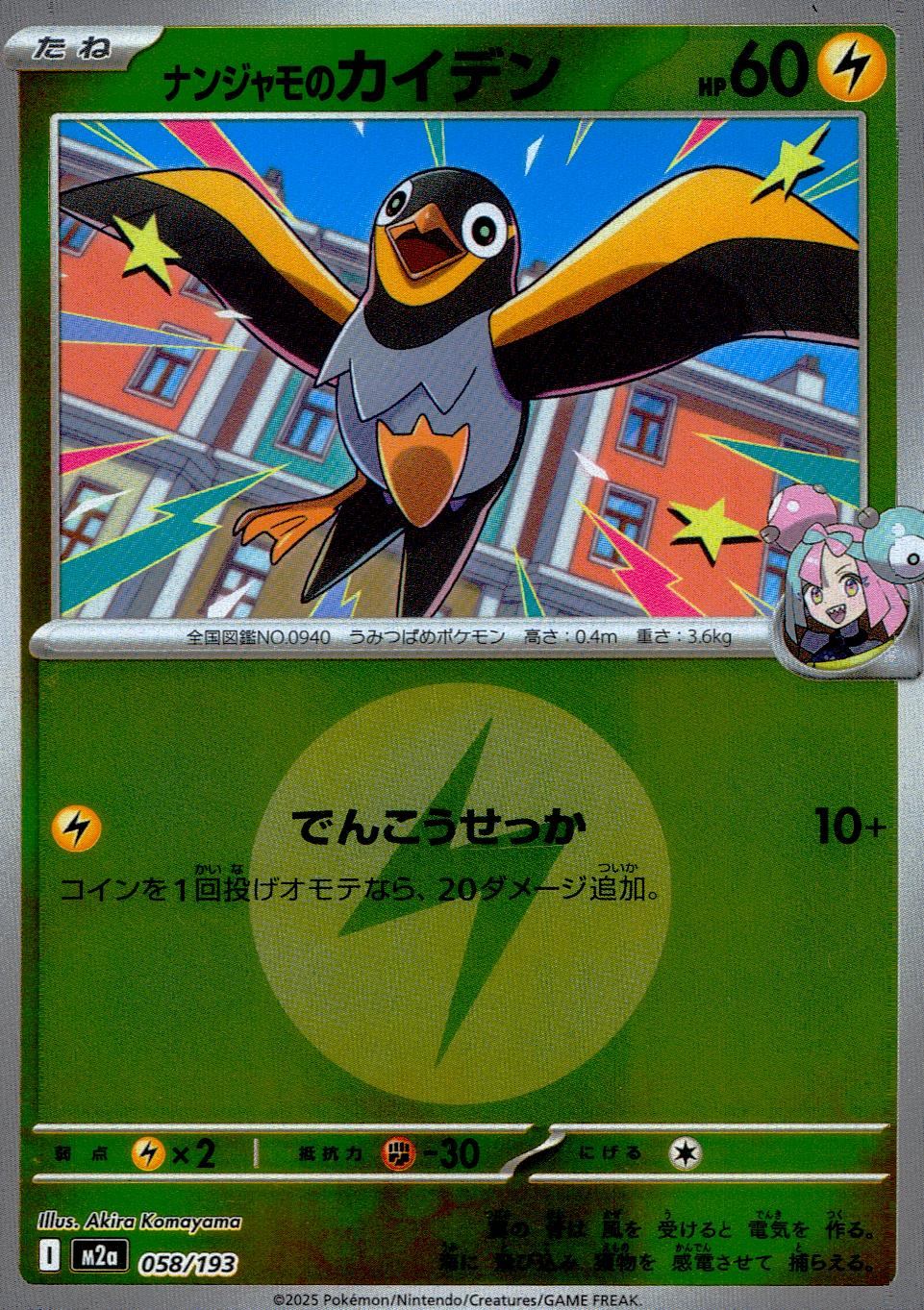 058/193/M2a/MB2 ナンジャモのカイデン(エネルギーミラー)