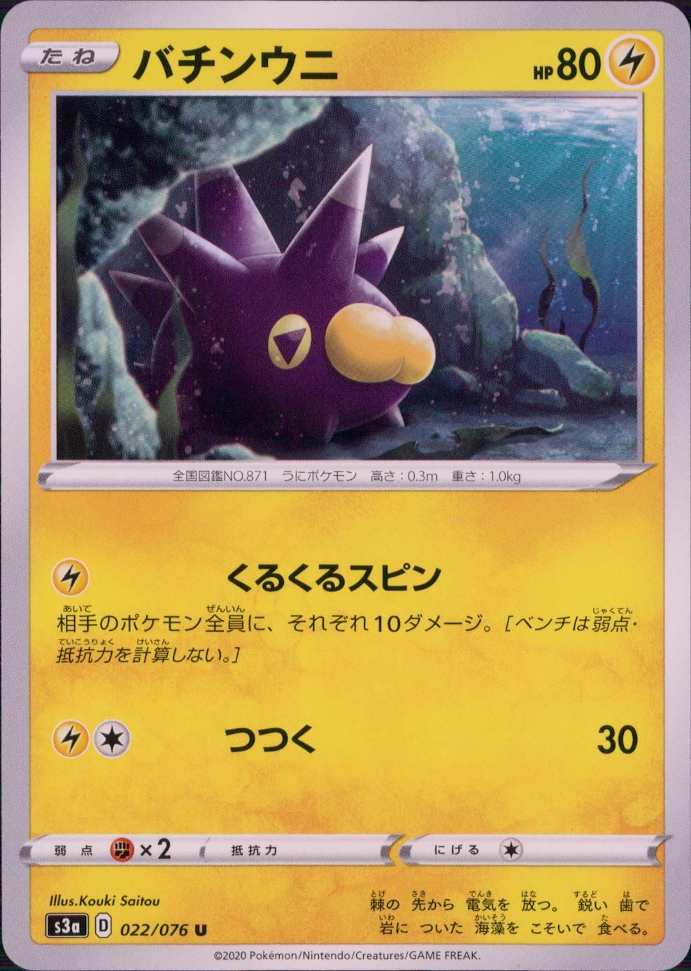 022/076/S3A/B/U Sea urchin