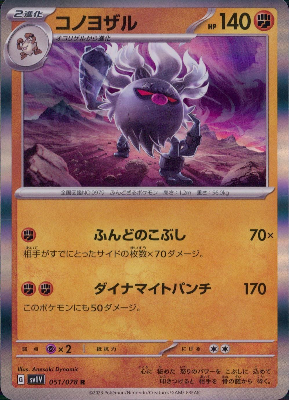 051/078/SV1V/B/R コノヨザル