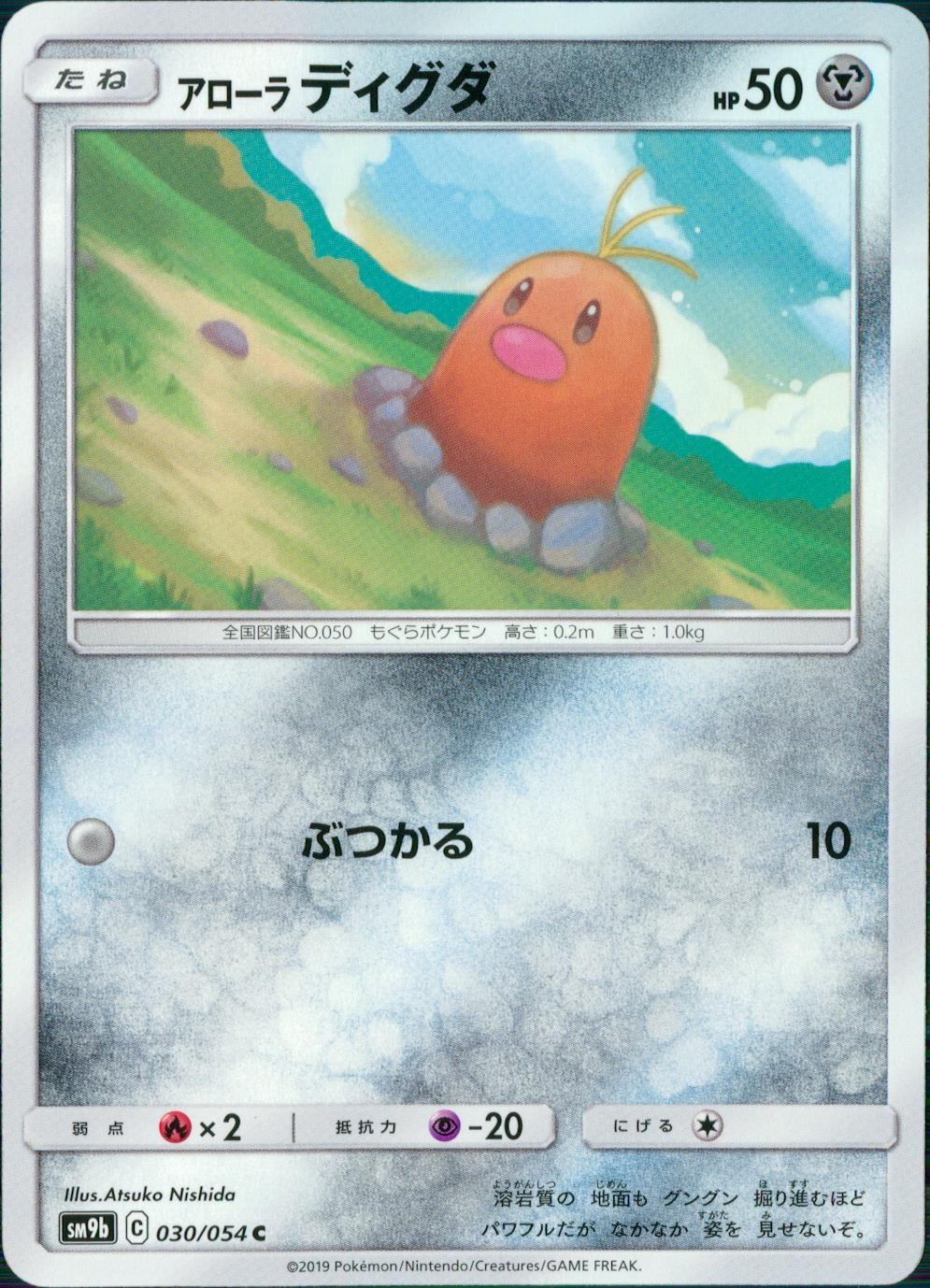 030/054/SM9B/B/C アローラ ディグダ