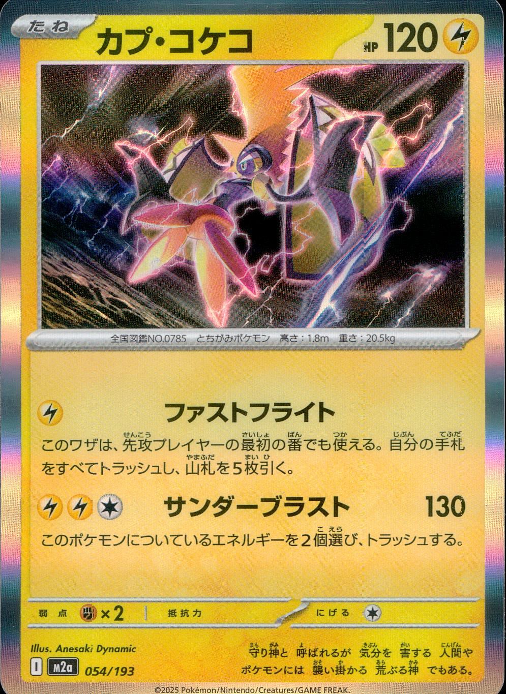 054/193/M2a/RR カプ・コケコ