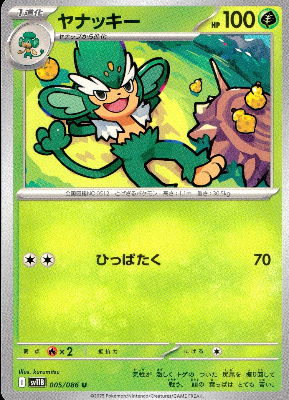 005/086/SV11B/B/U ヤナッキー