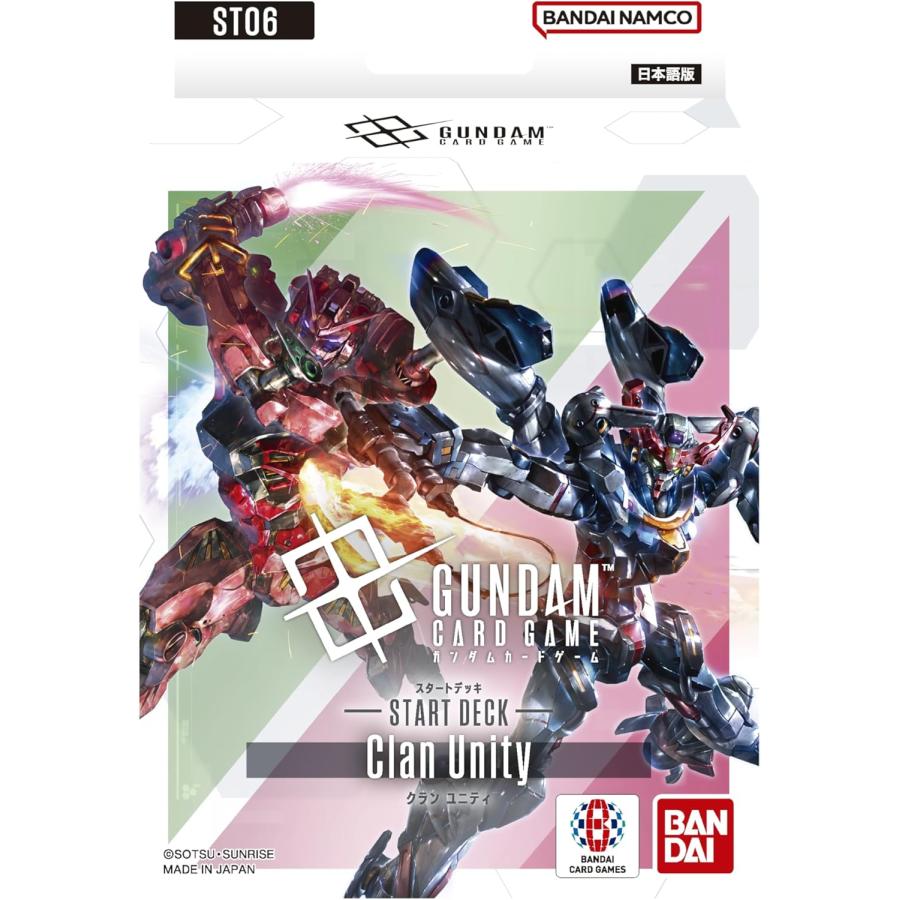 BANDAI Gundam Card Game Starter Deck Clan Unity [ST06]