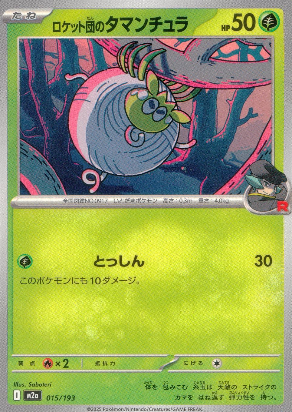 015/193/M2a ロケット団のタマンチュラ