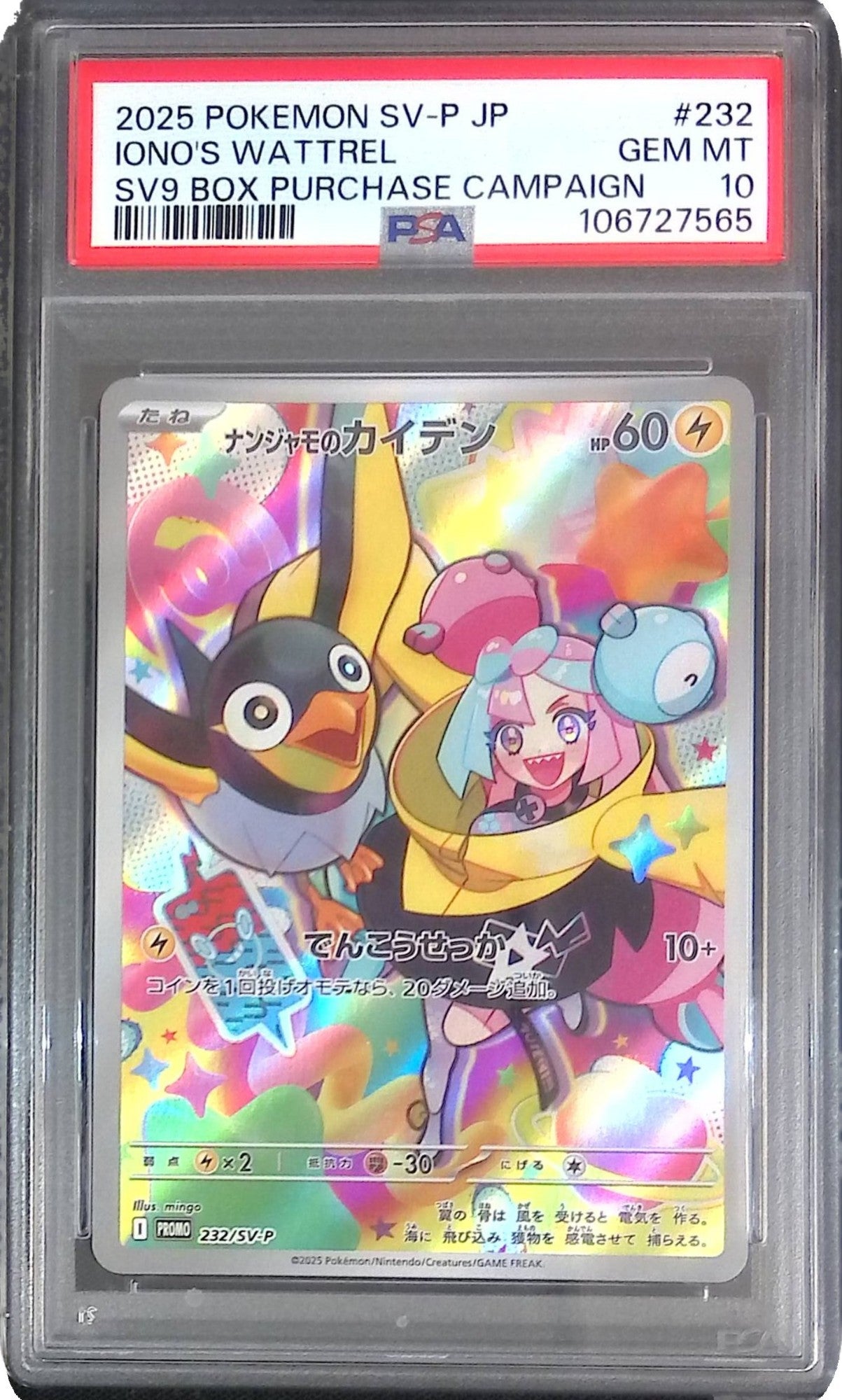 232/SV-P/PROMO ナンジャモのカイデン PSA10 106727565
