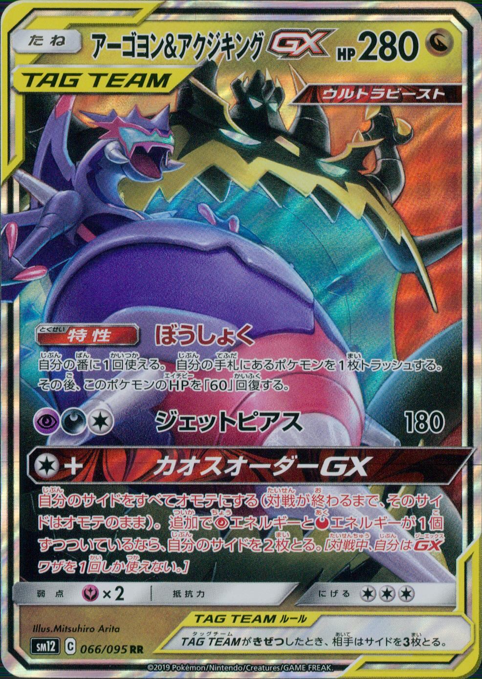 066/095/SM12/B/RR アーゴヨン&アクジキングGX