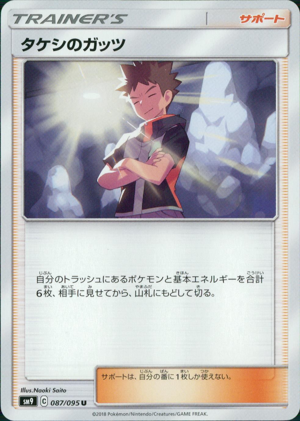 087/095/SM9/B/U タケシのガッツ