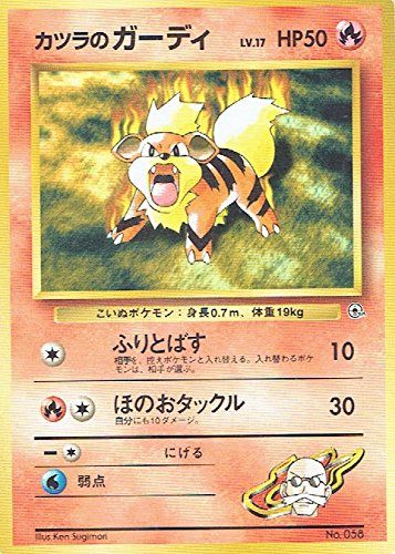 [Condition B] Old Back No.058 Katsura Gardi Lv.17/HP50