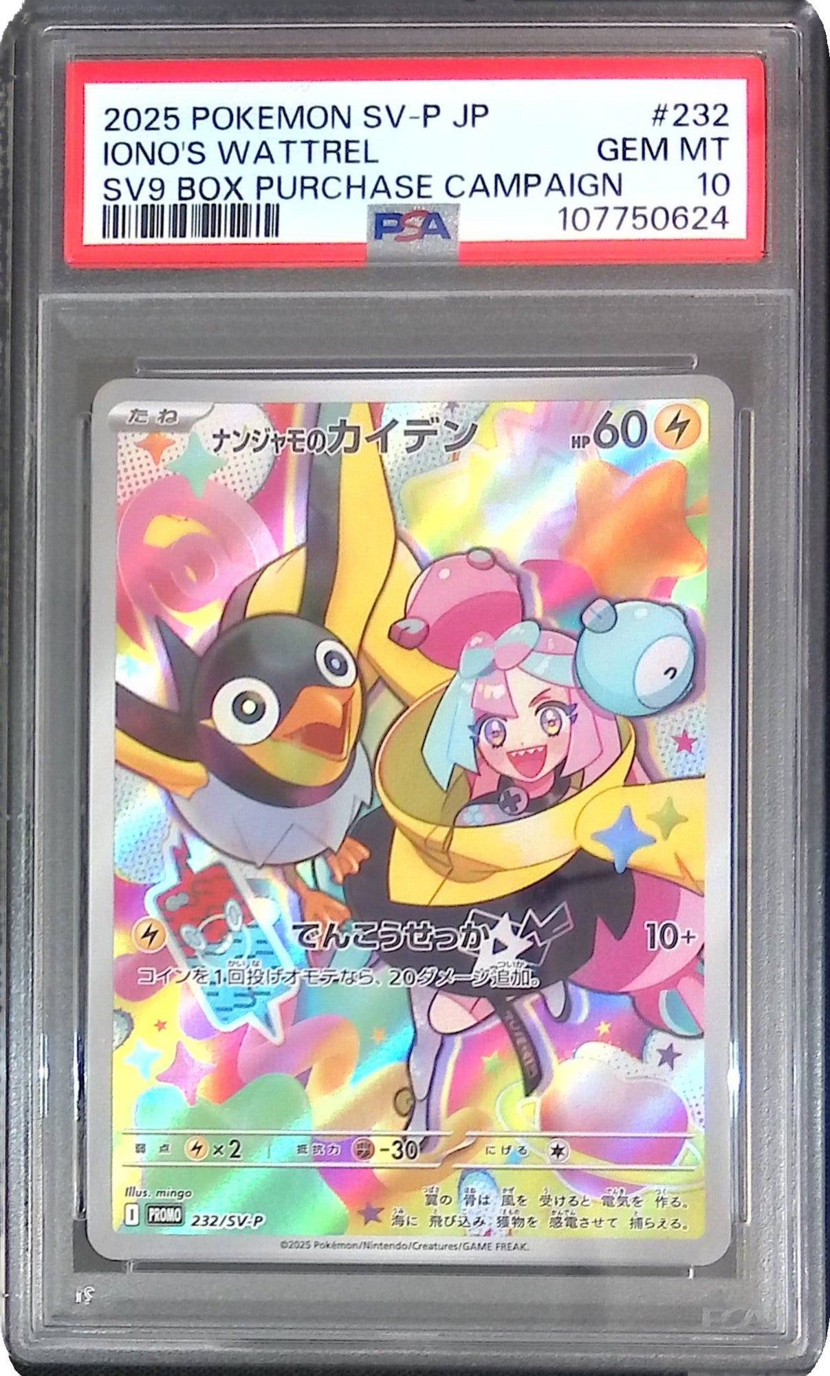 232/SV-P/PROMO ナンジャモのカイデン PSA10 107750624