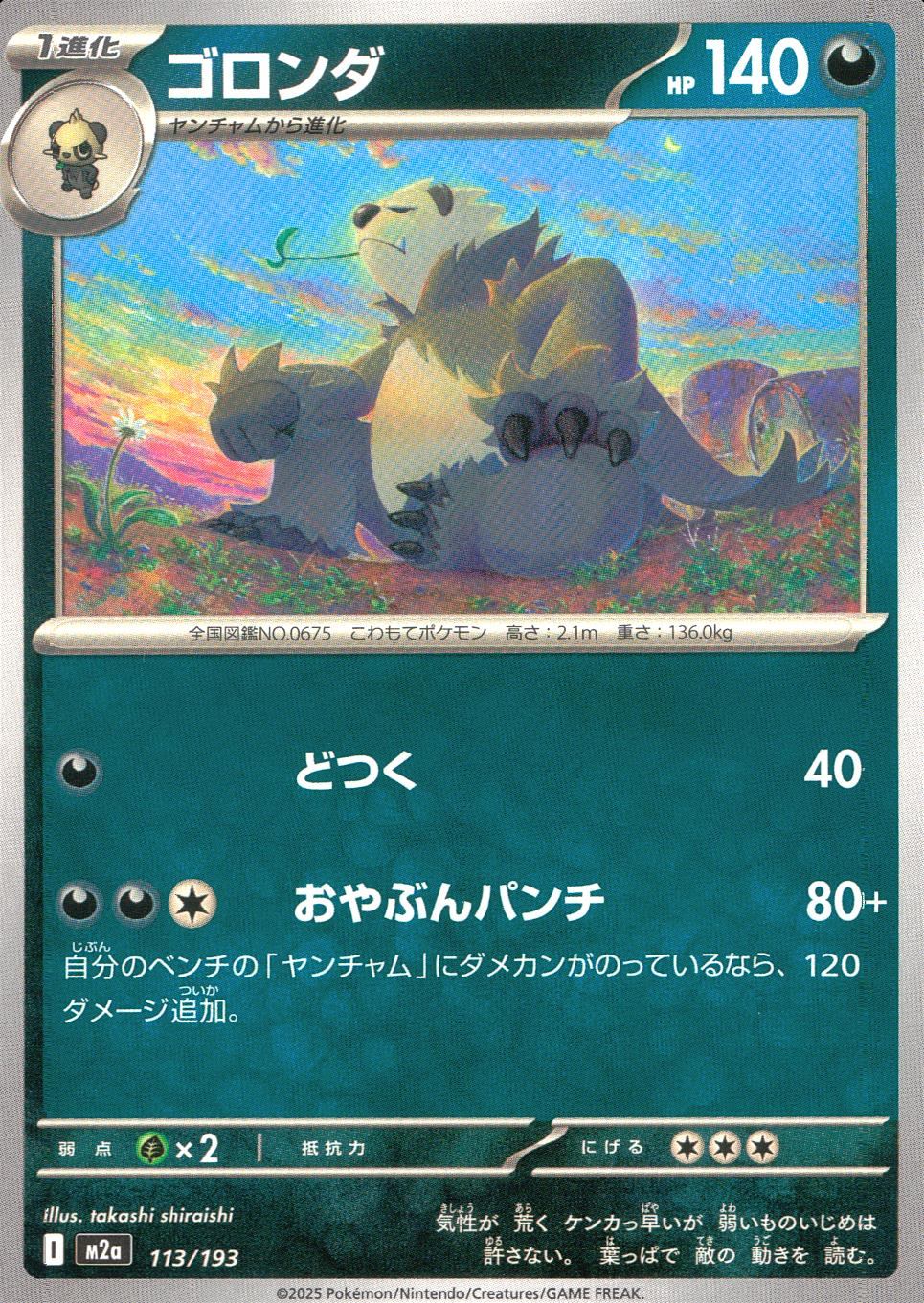 113/193/M2a ゴロンダ