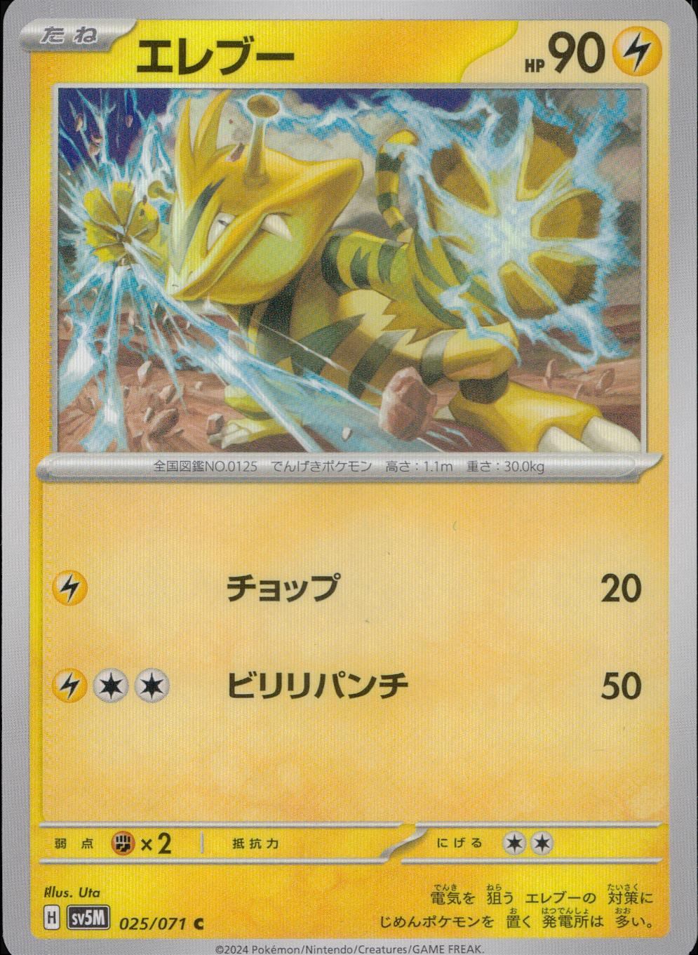 025/071/SV5M/B/C Electabuzz