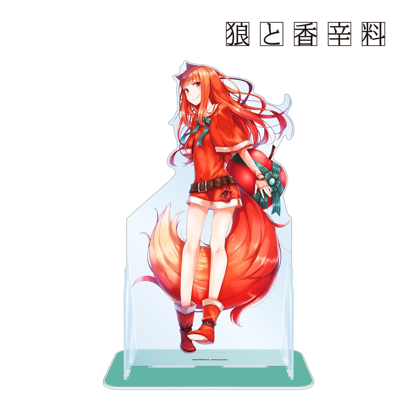 Spice and Wolf Original illustration by Ju Fumikura Holo Santa Ver. Life-size acrylic stand